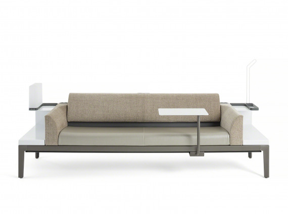 Surround sleeper sofa by Steelcase Health