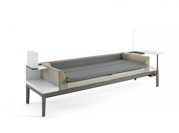 Surround sleeper sofa by Steelcase Health