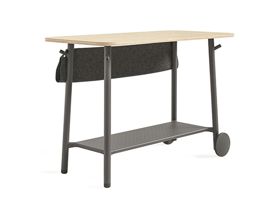 Standing Height Table with wheels
