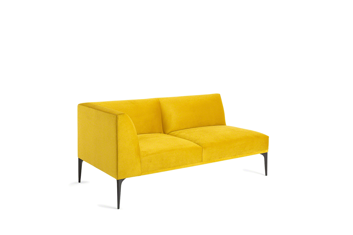 yellow sofa sectional