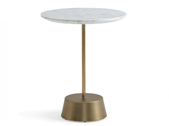 side table with gold base