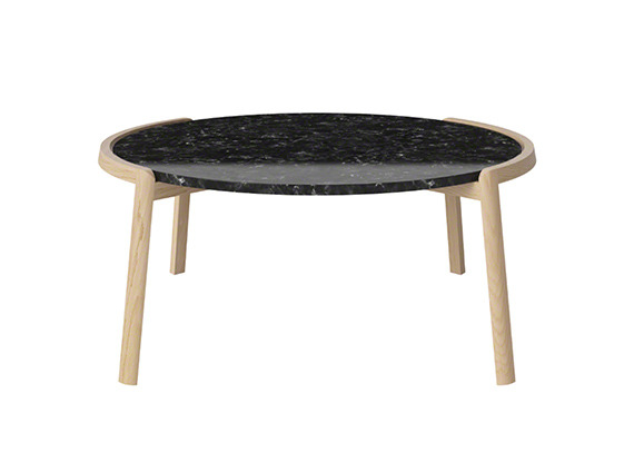 coffee table with black top