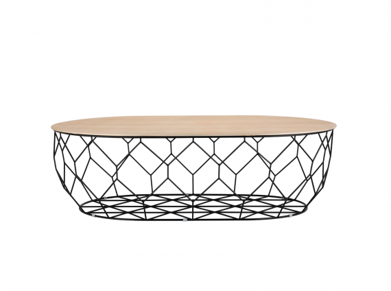 Comb Coffee Table wire base