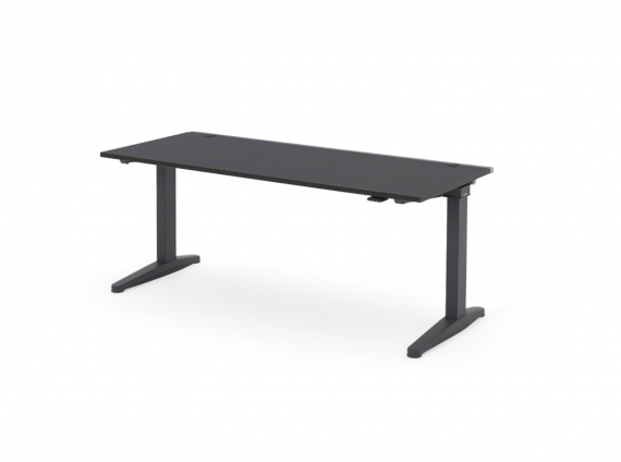 Ology Height-Adjustable Bench in black