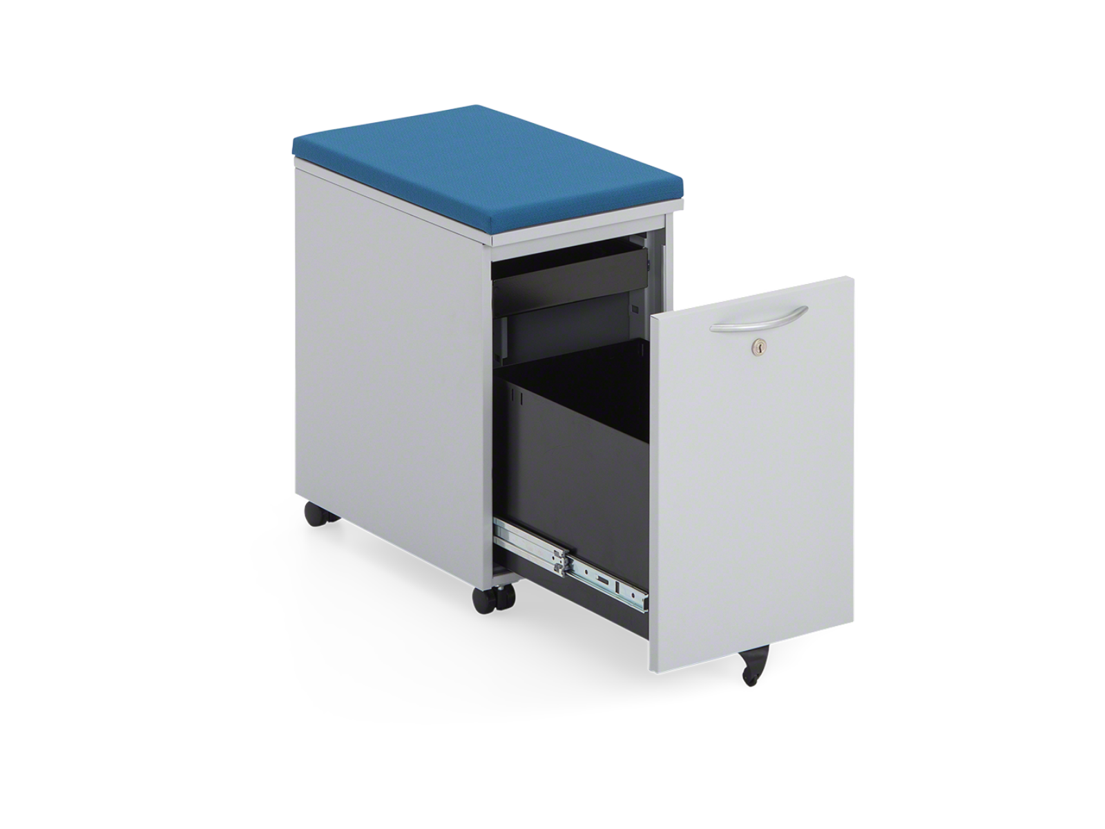 TS Series Slim Mobile Pedestals with seat