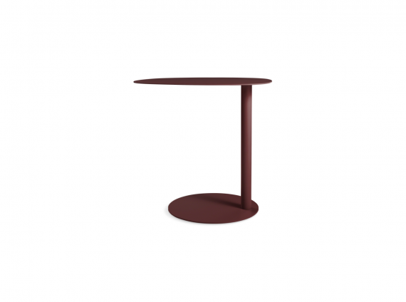 Swole Tall Personal Table by Blu Dot in maroon