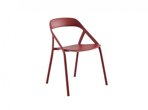 LessThanFive Chair by Coalesse in red