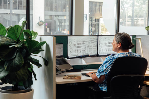 office design workspace interior